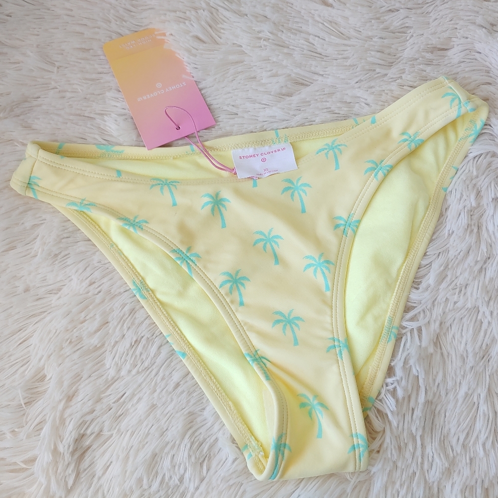 Stoney Clover Lane x Target Yellow Palm Tree Bikini Bottom